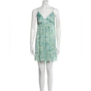 Oscar de la Renta Green Sundress